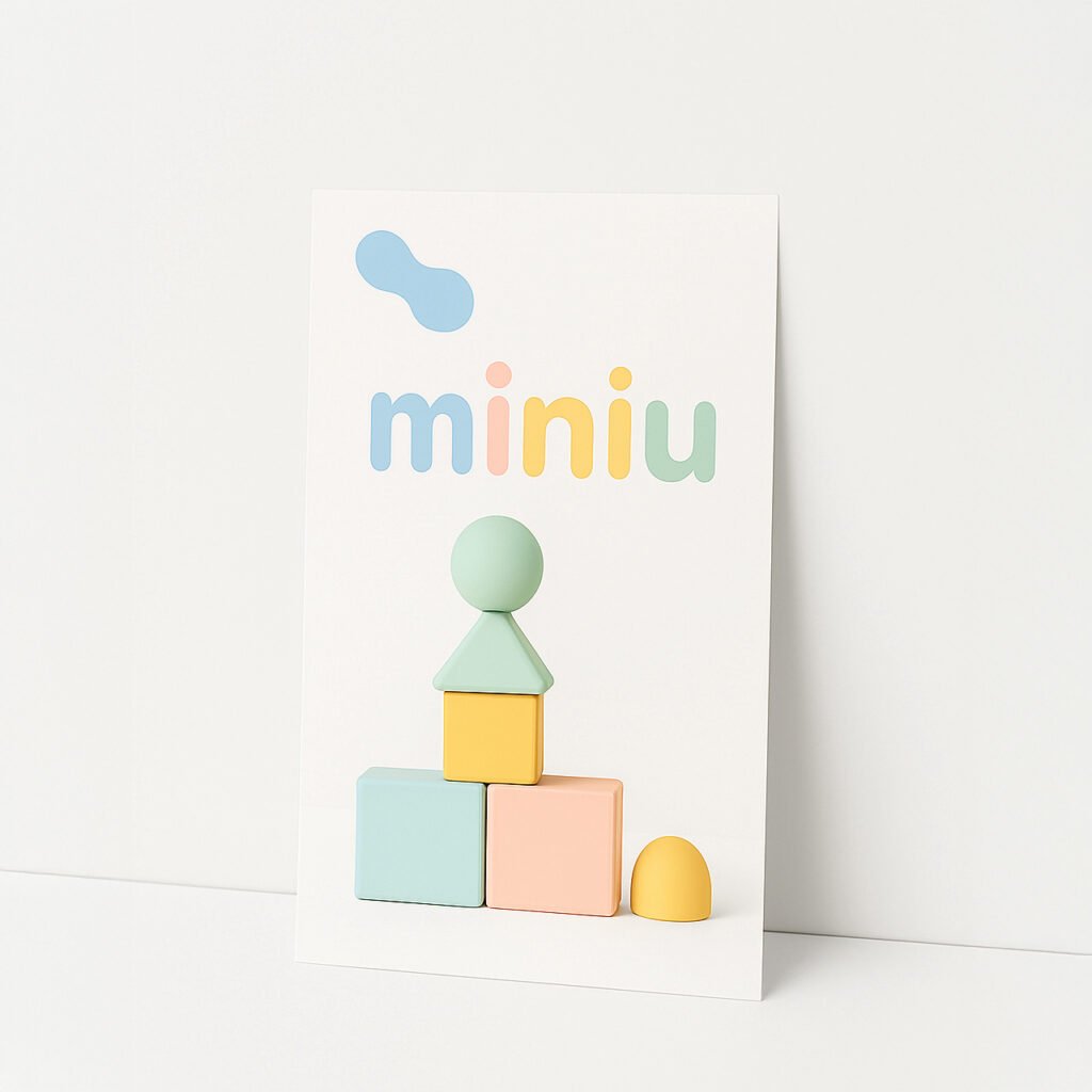 Miniu | Kiga | Kindergarten | Branding | Plakat mit Logo