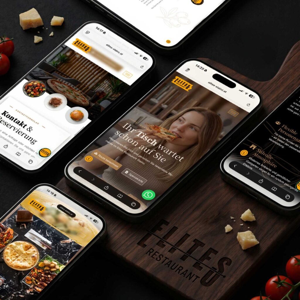Elites Restaurant Stainz – Pizza, Pasta, Burger & mehr | Projekt Webdesign - Foto 1