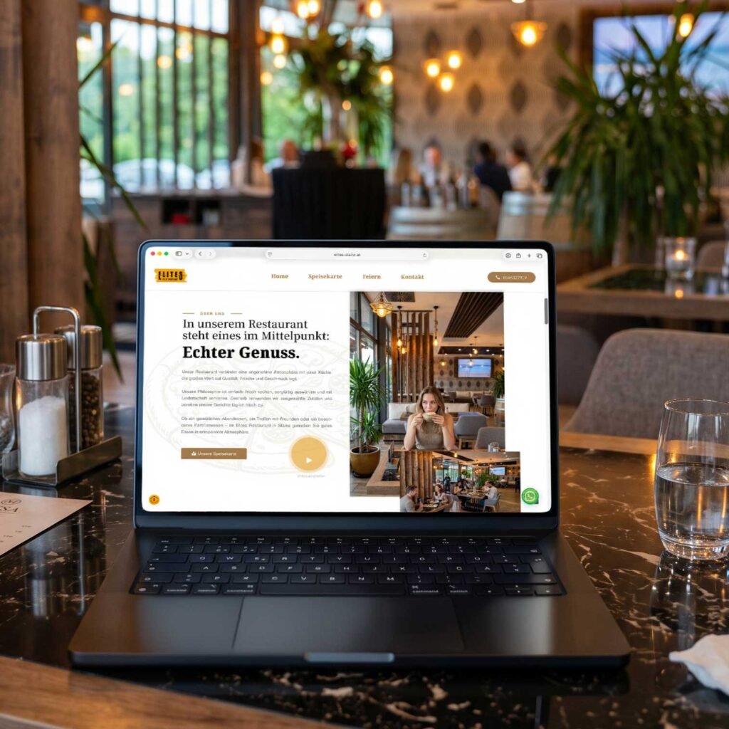 Elites Restaurant Stainz – Pizza, Pasta, Burger & mehr | Projekt Webdesign - Foto 2